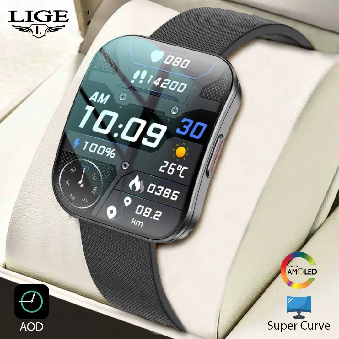 Cross-border new U17 smart watch AMOLED curved screen Bluetooth call voice assistant pedometer sports watch