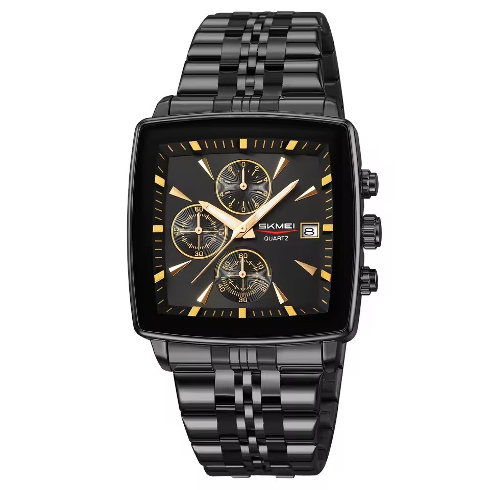 SKMEI 9331 Black Luxury chronograph watch
