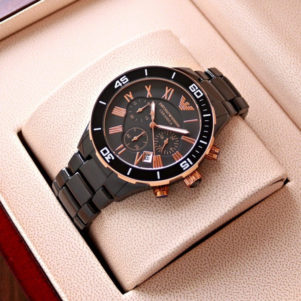 Emporio Black Armani Ceramic Men’s Watch